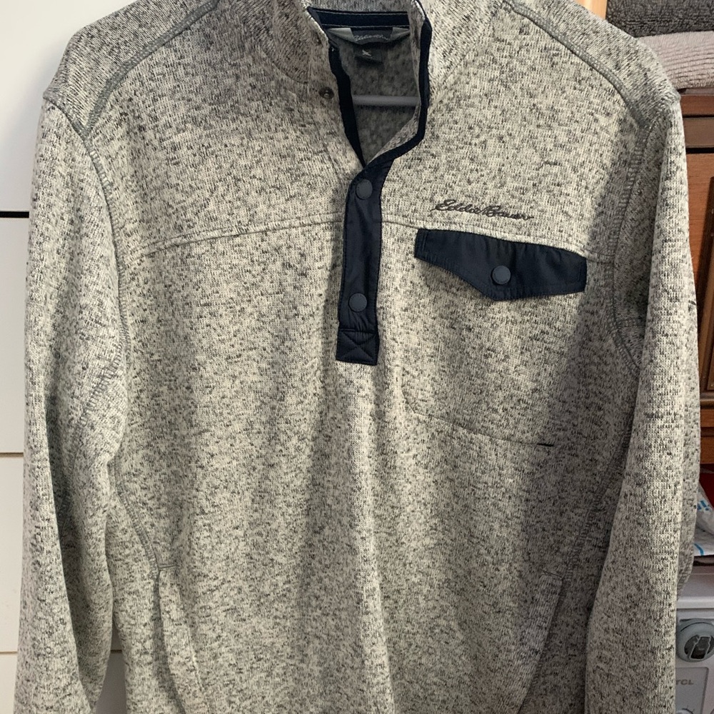 Men’s Eddie Bauer Quarter Button Fleece Pullover